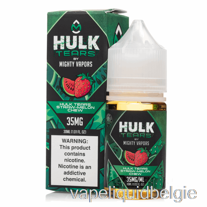 Vape België Hulk Tranen Stro Meloen Kauwen - Hulk Tranen Zouten - 30ml 50mg